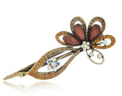 健祥促銷特價(jià)花朵發(fā)夾 金屬水鉆抓夾盤發(fā)飾品評(píng)測(cè)與購買指南